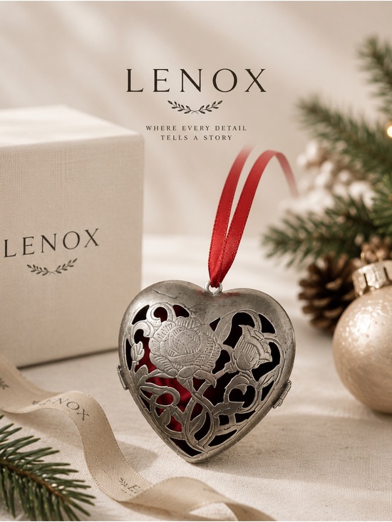 Lenox Other - Vintage Lenox Kirk Stieff silver-plated friendship heart ornament